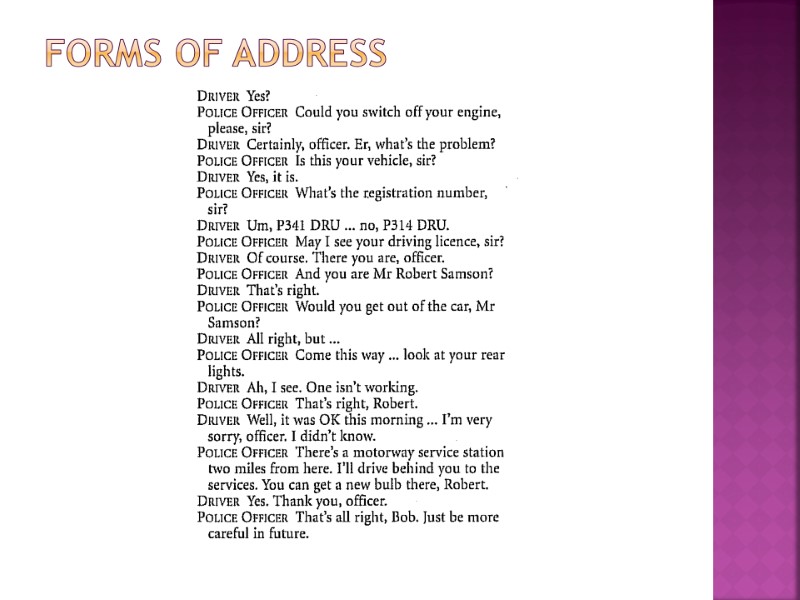 Forms of address